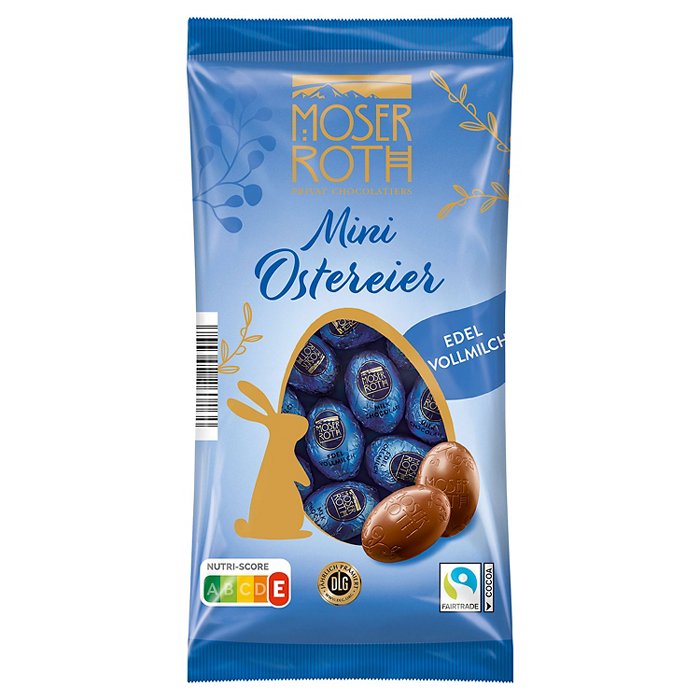 MOSER ROTH Premium-Mini-Ostereier 150 g, Vollmilch