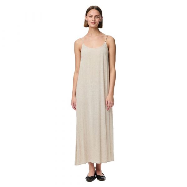 Pieces Vestido Longo Sem Mangas Pia Birch / Melange XL