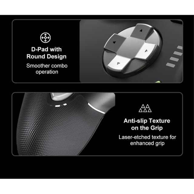 Bluetooth trådløs spilcontroller med modtager Kompatibel med Steam PC Android iOS Nintendo Switch