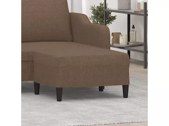 Repose-pied Marron 70x55x41 cm Tissu