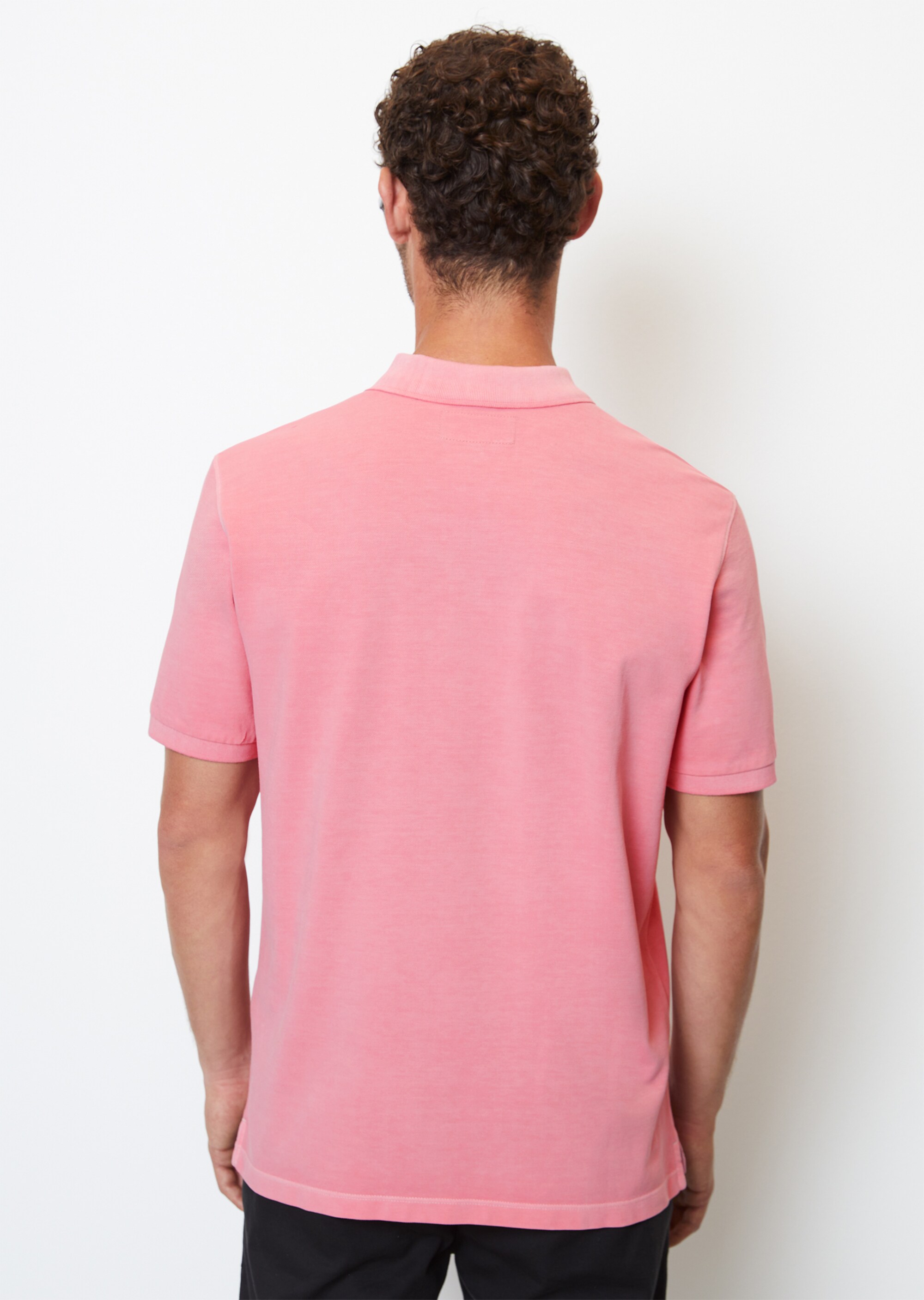Kurzarm-Poloshirt Piqué regular aus Bio-Baumwolle