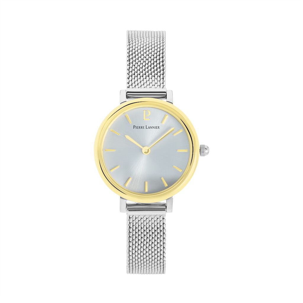 Montre Lannier Pierre Nova Acier Argenté