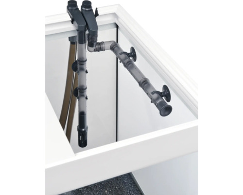 EHEIM Vivaline 150 aquariumcombinatie met LED-verlichting, verwarming, filter en witte kast