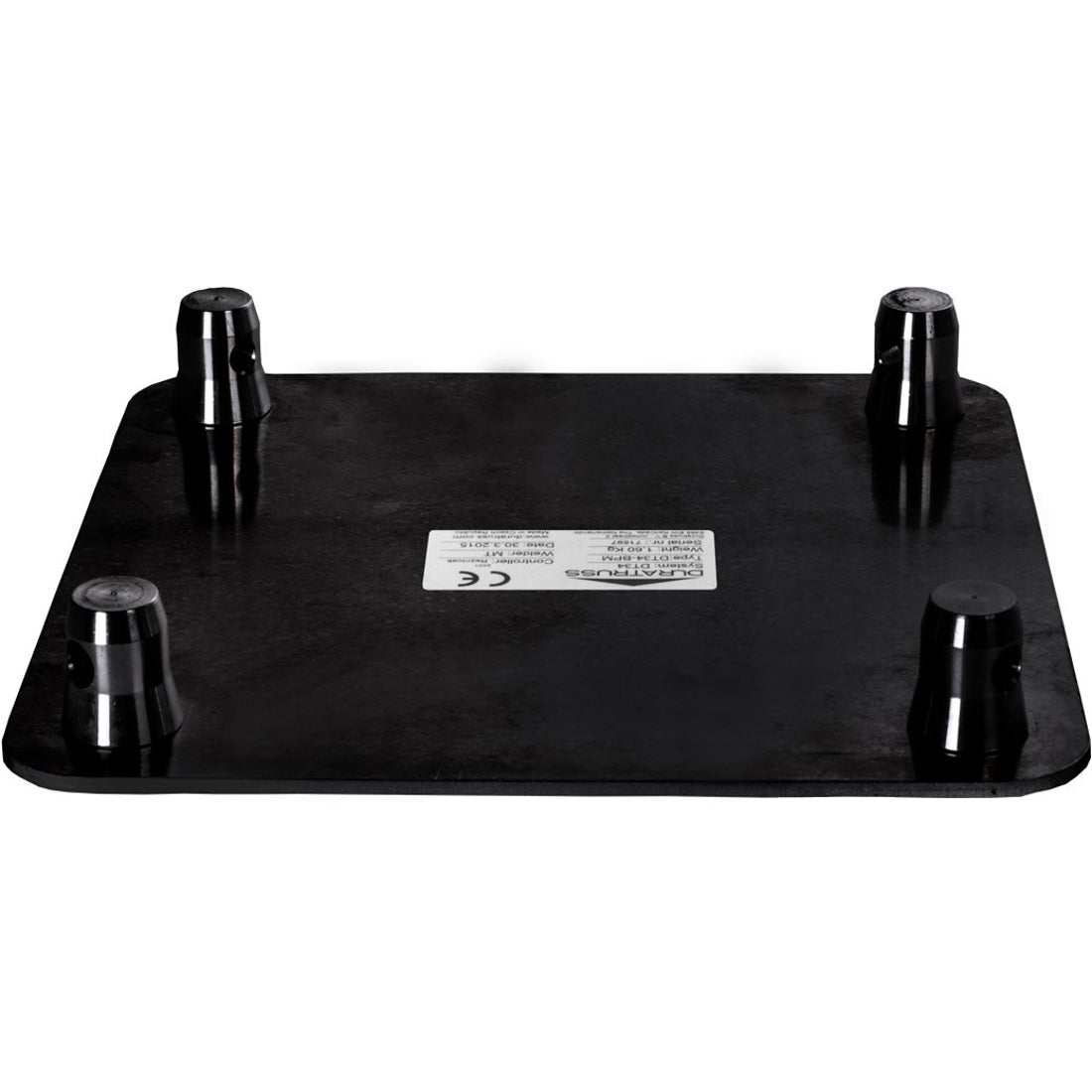 Duratruss DT 34/B-BPM baseplate - mat zwart