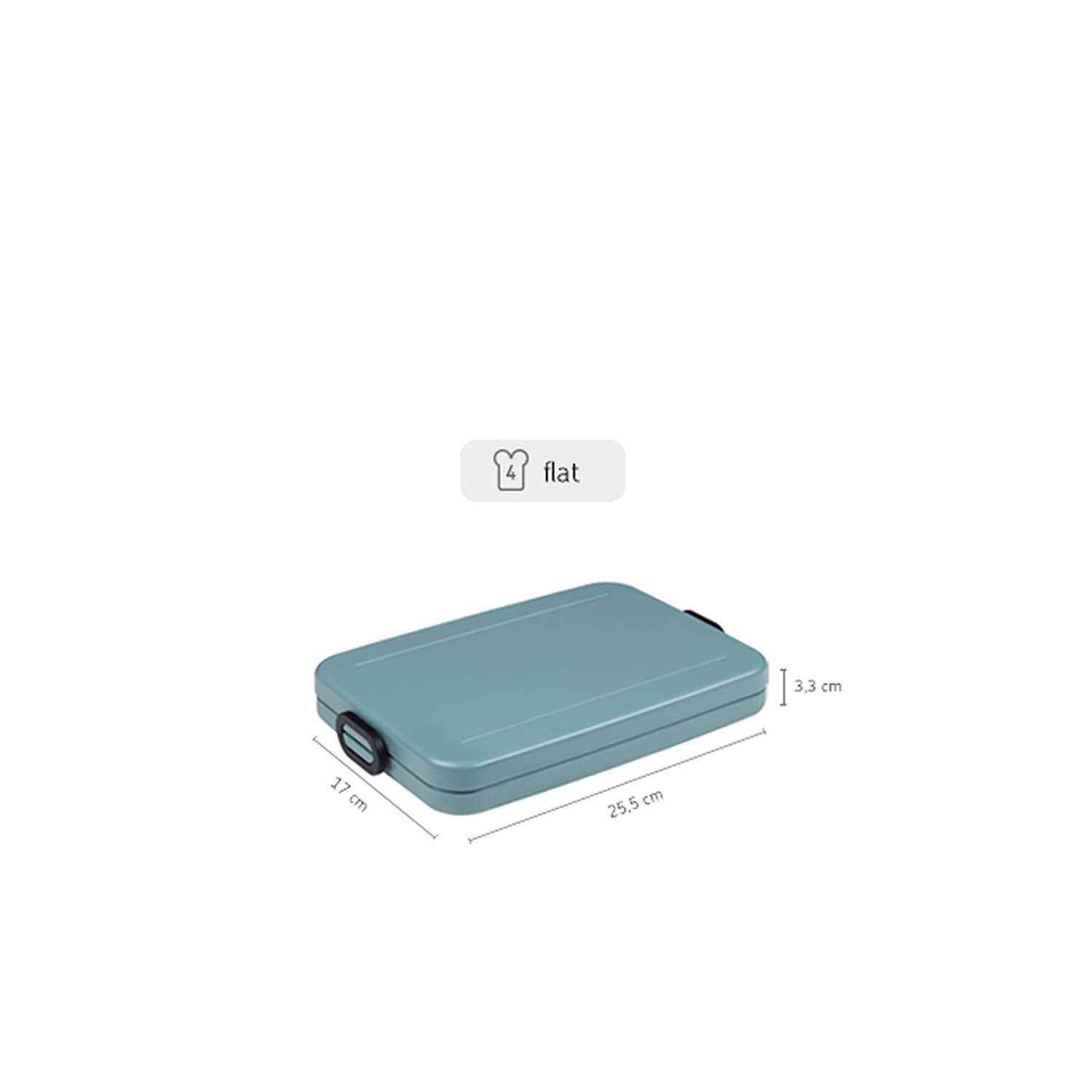 Mepal TAB Lunch Box Flat nordic sage