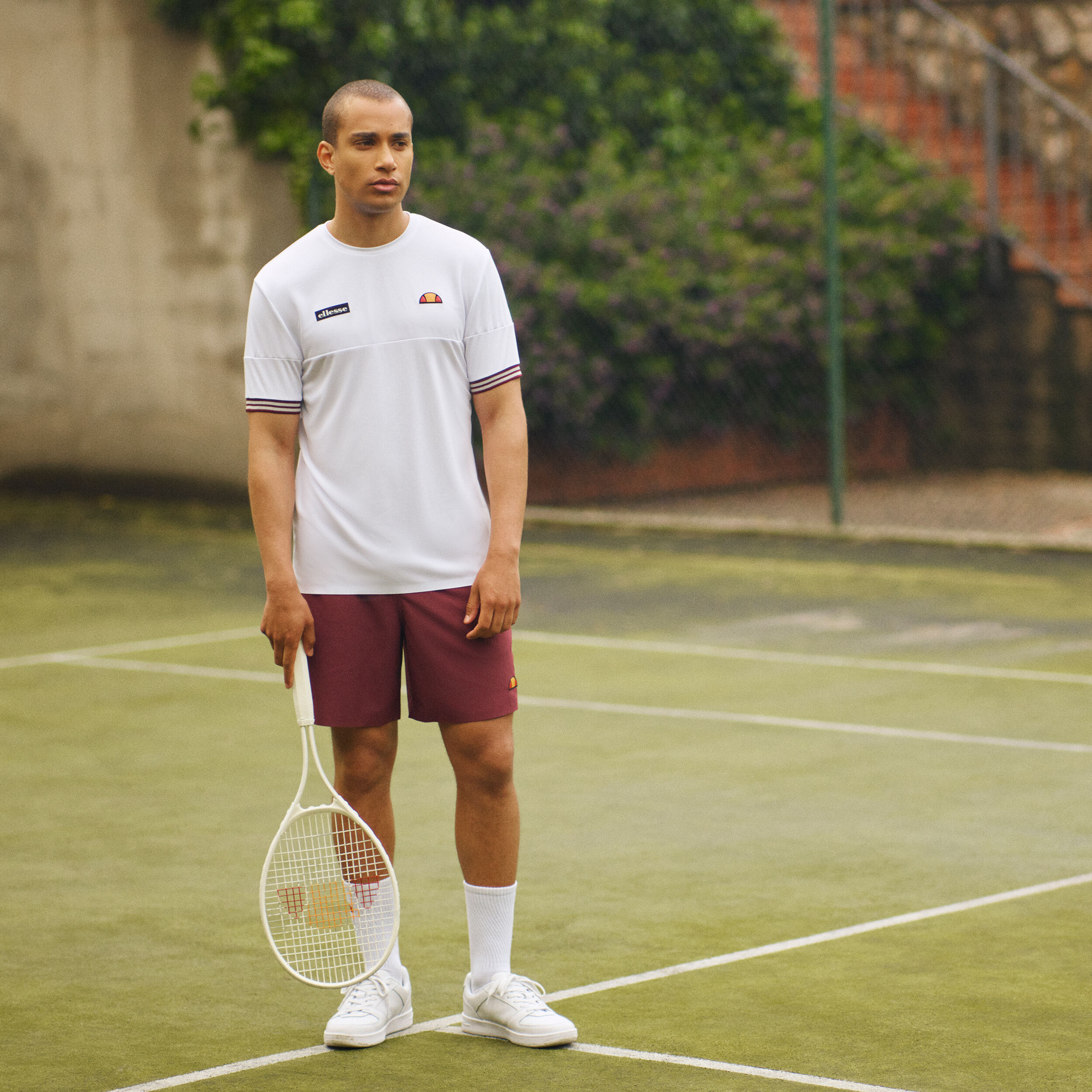 Ellesse Lonio Shorts Hommes - Rouge Vin
