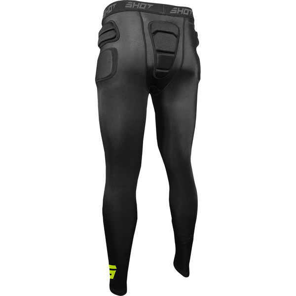 Shot - Pantalon Interceptor 2.0 Noir / Jaune fluo