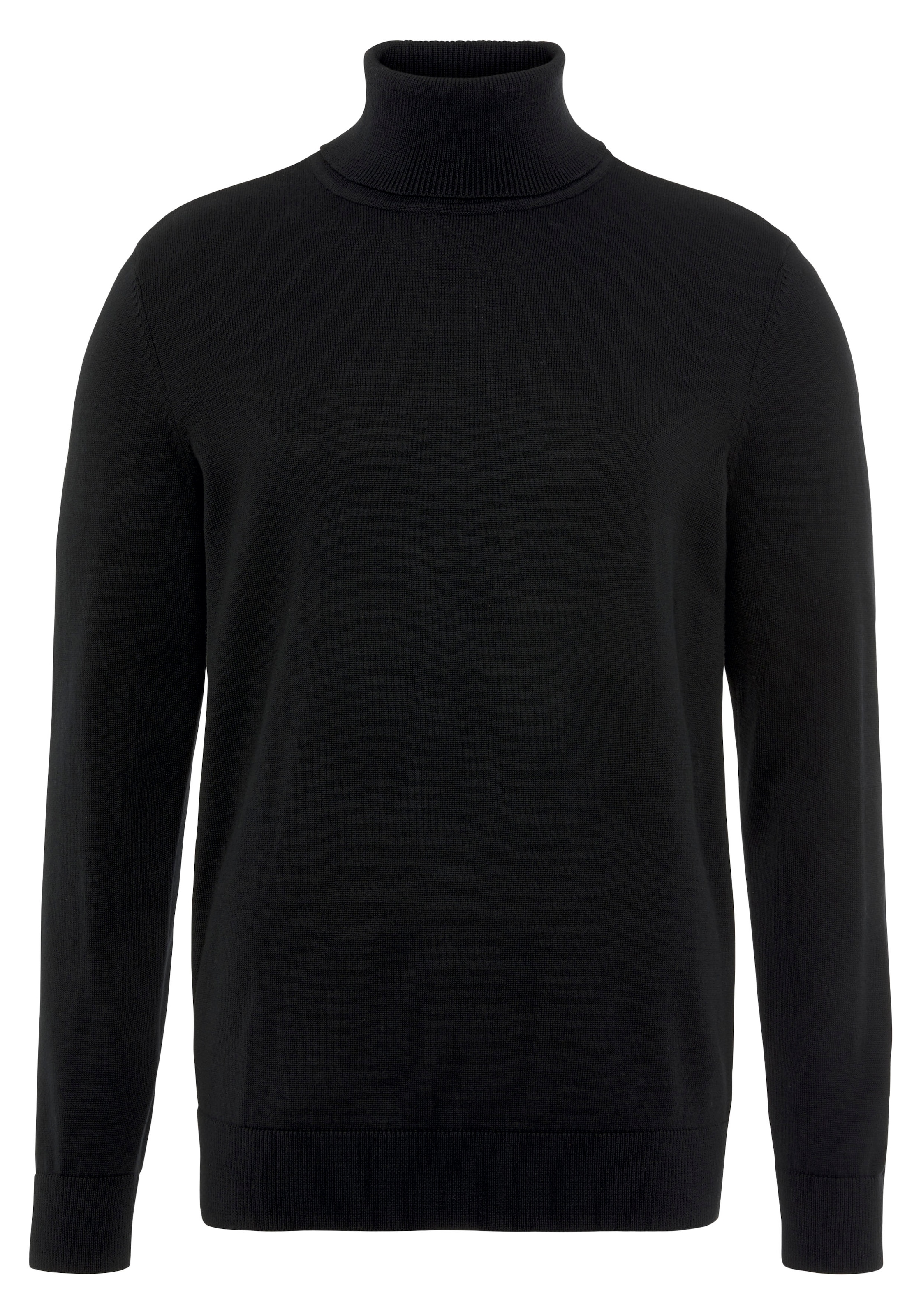 AJC Rollkragenpullover , mit Rollkragen aus Rippstrick