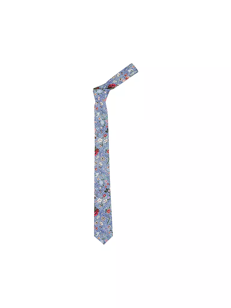 SEIDENFALTER Krawatte PRINCE BOWTIE blau