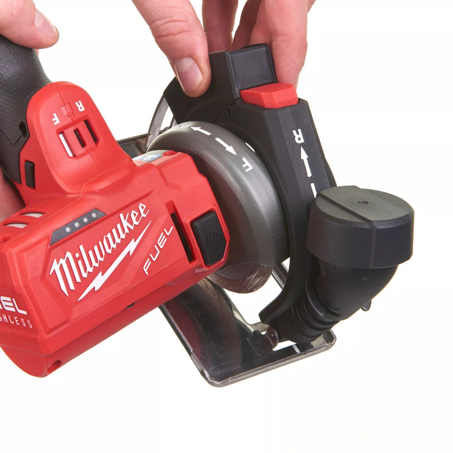 Milwaukee M12 FCOT-422X 12V Li-Ion accu Haakse slijper set in HD Box (1x 4,0 & 2 Ah accu) - Koolborstelloos - 10 x 76mm