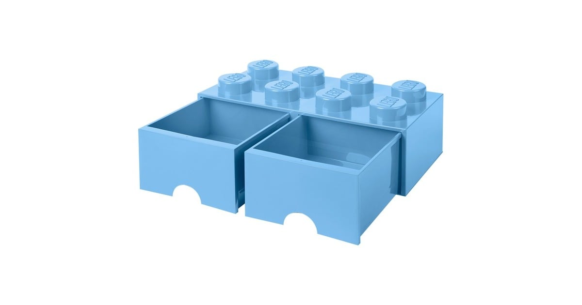 Room CopenhagenLEGO Brick Drawer 8 Licht blauw opbergdoos  (Lichtblauw)