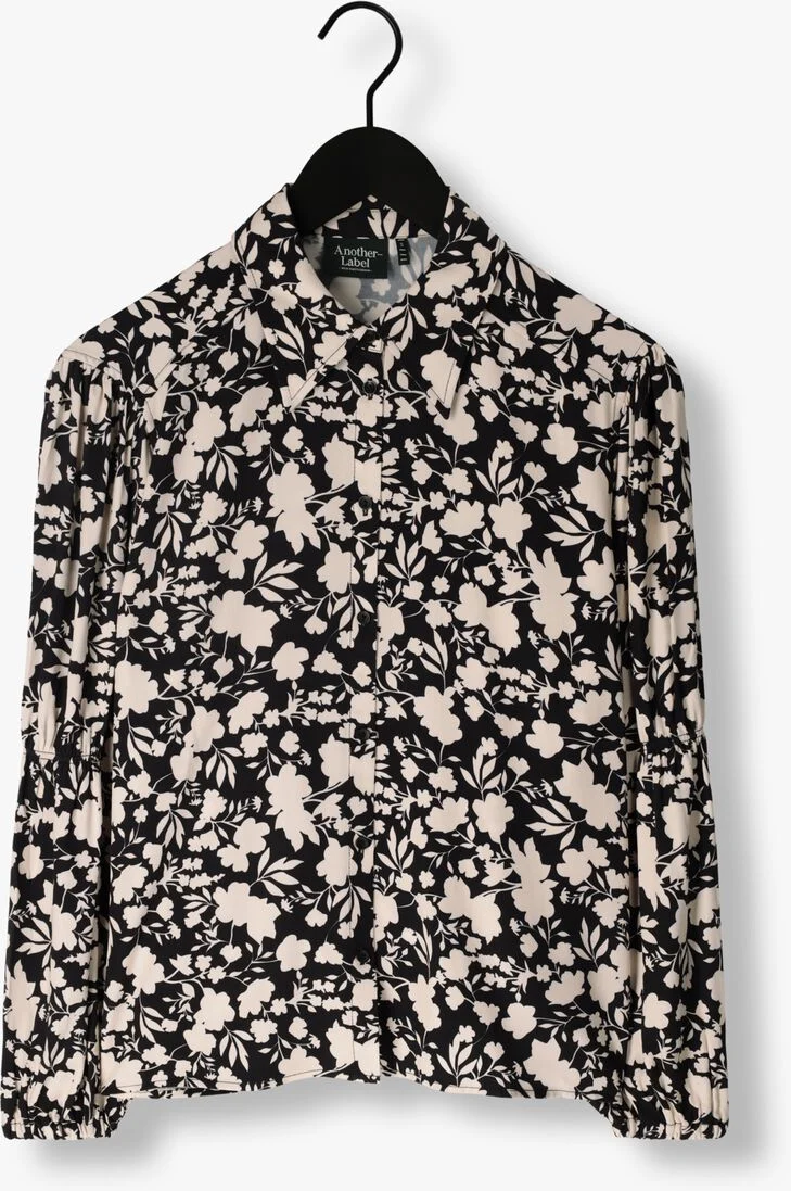 ANOTHER LABEL zwarte another label blouse jayla shirt l/s