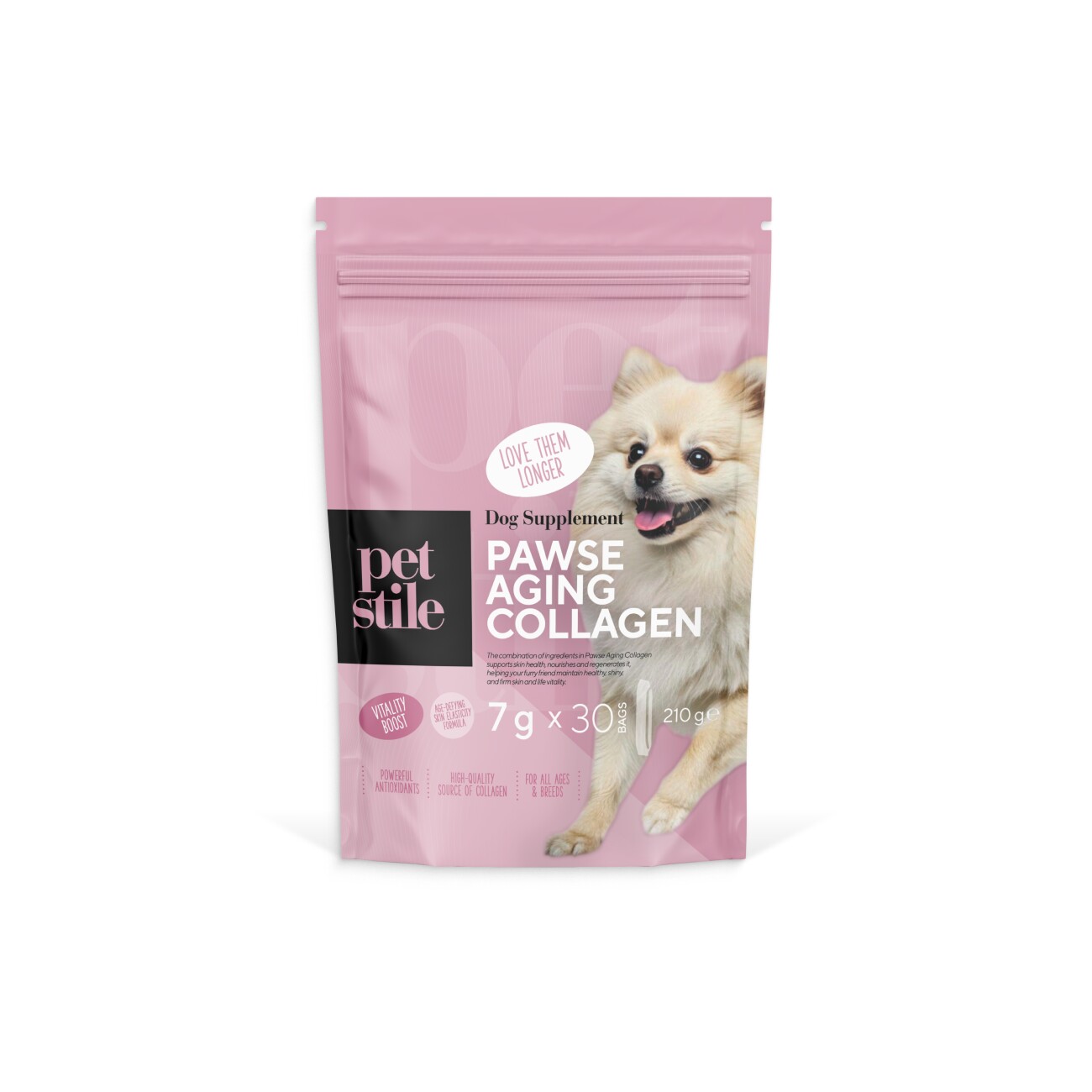 Petsy Labs Petstile Pawse Aging Collagen 90x40 g