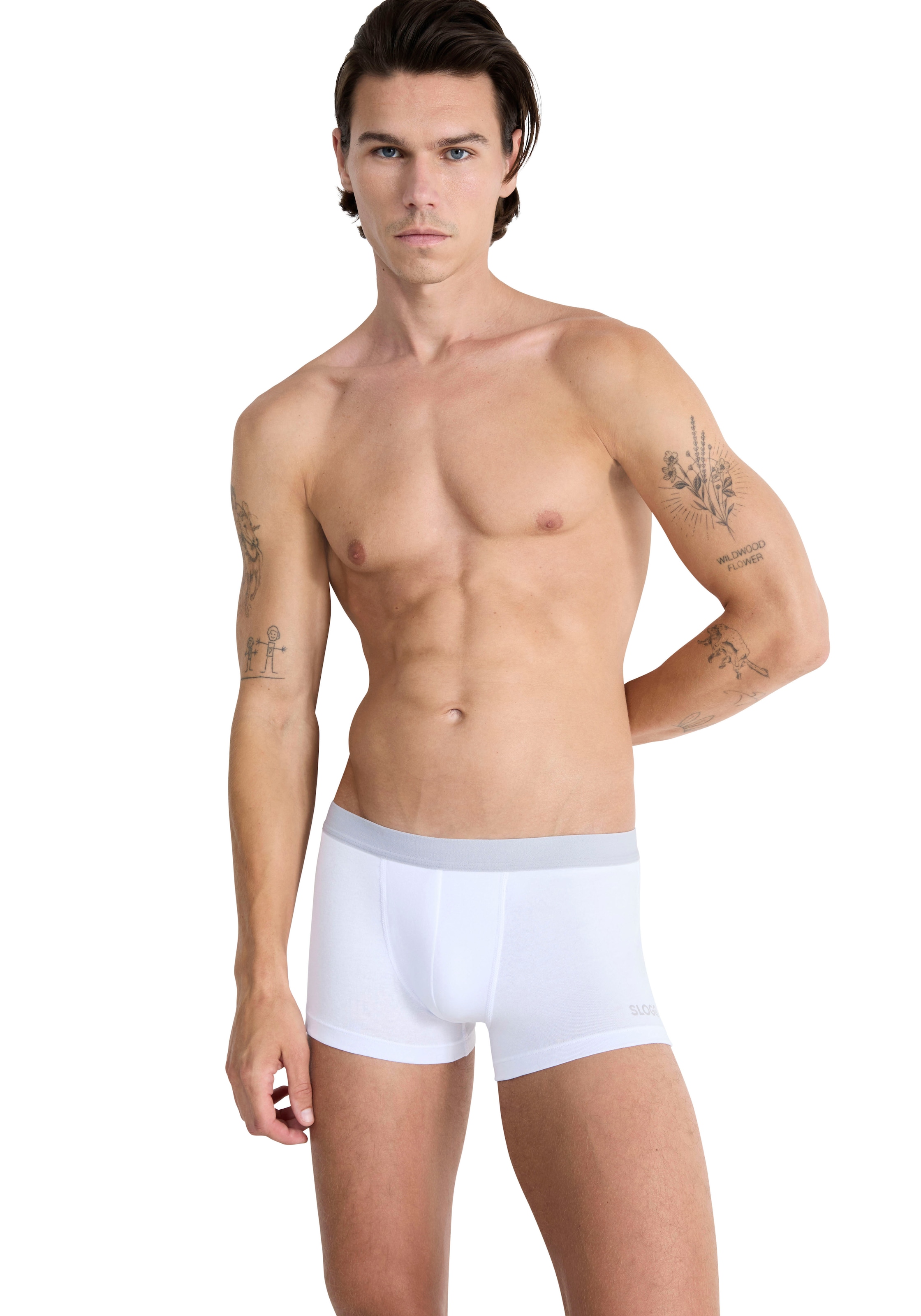 sloggi Hipster »Men GO ABC 2.0«, 6 Stk. weich, Baumwollmix, elastischer Logobund, Baisc, ohne Eingriff