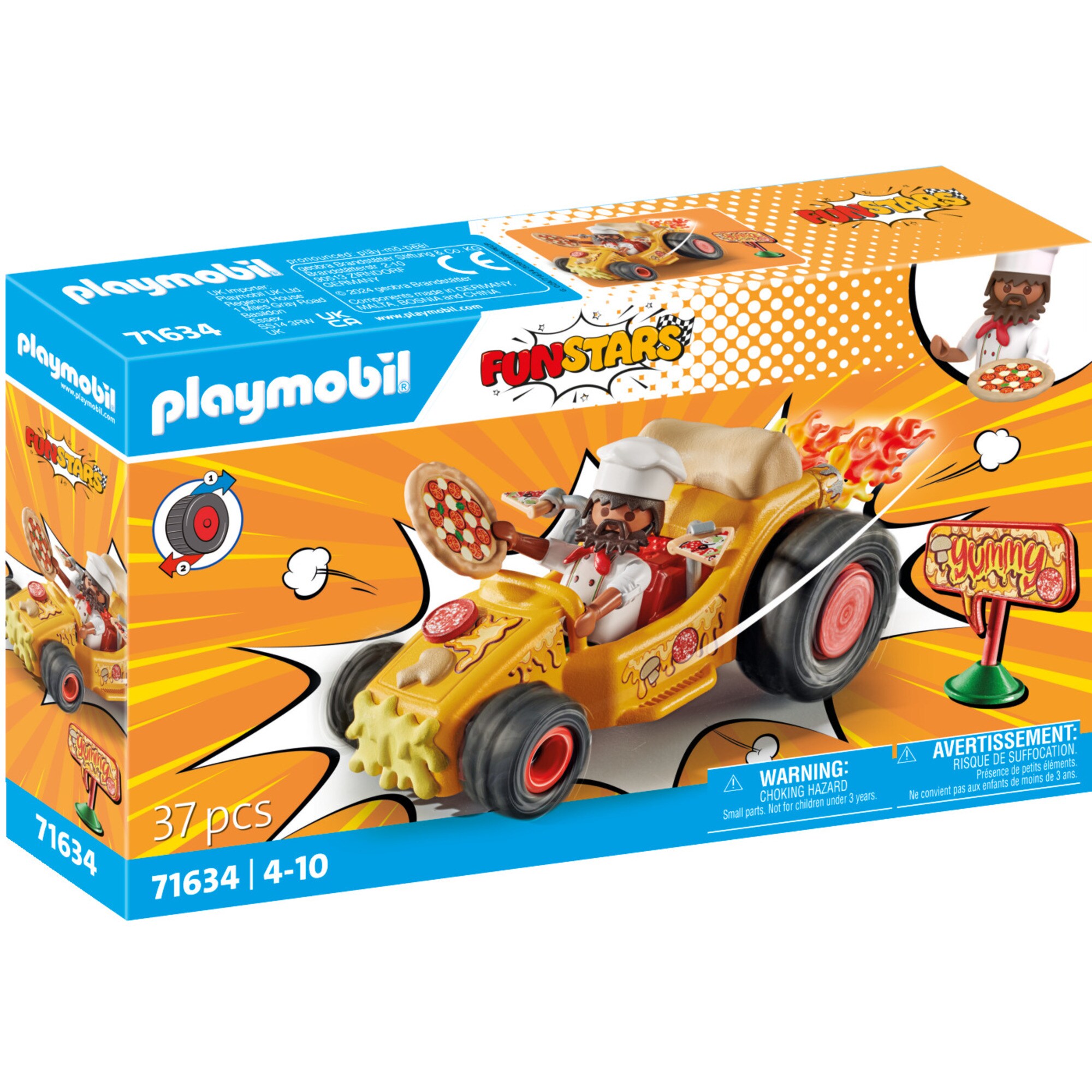 PLAYMOBIL Konstruktionsspielzeug Funstars Rasende Pizza