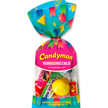 Candyman Verrassingszakje Verrassend Lekkere Mix 52 g