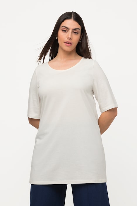 T-Shirt, gekreuzte Rückenbänder, Rundhals, Halbarm
