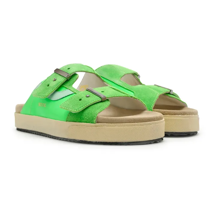 Hidnander Sandales Sundl | Vert fluo