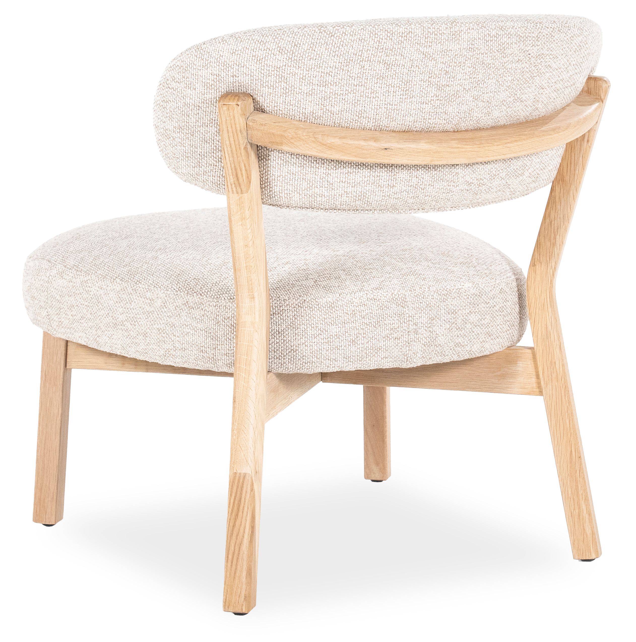 Fauteuil 96295 taupe Mikky B61 x D72.5 x H72 cm
