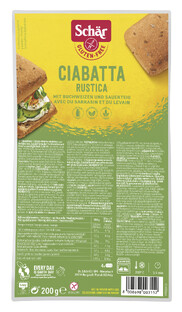 Schar Ciabatta Broodjes Rustica Glutenvrij 200GR