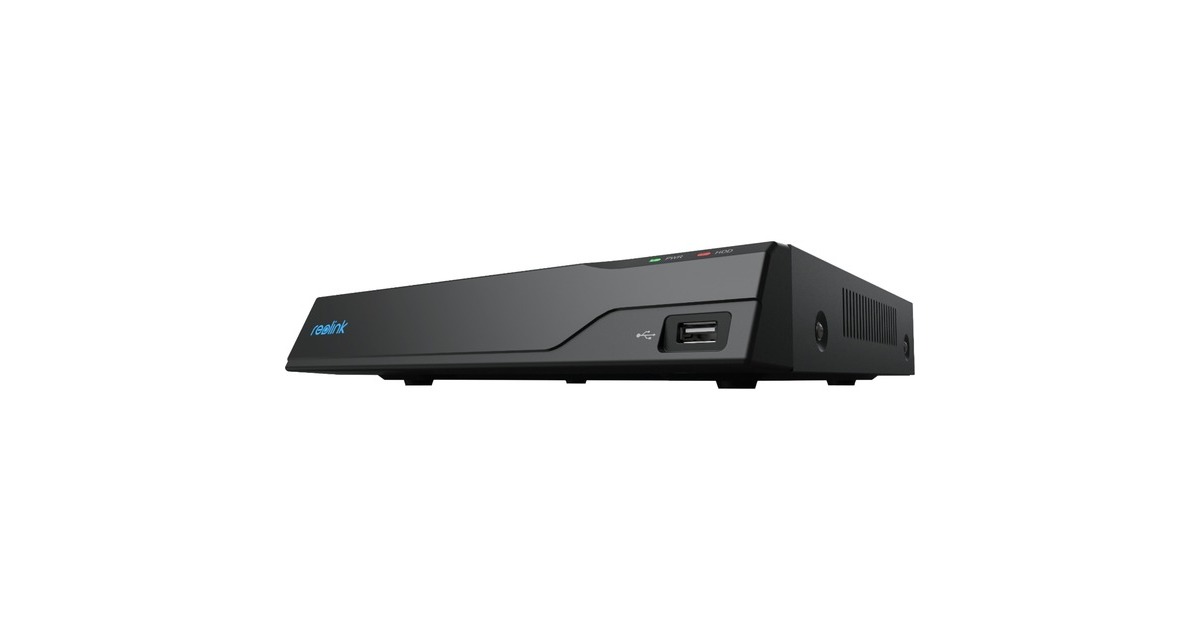 ReolinkNVS8-2TB netwerk video recorder  (Zwart, 8-kanaals, PoE, 2 TB HDD)