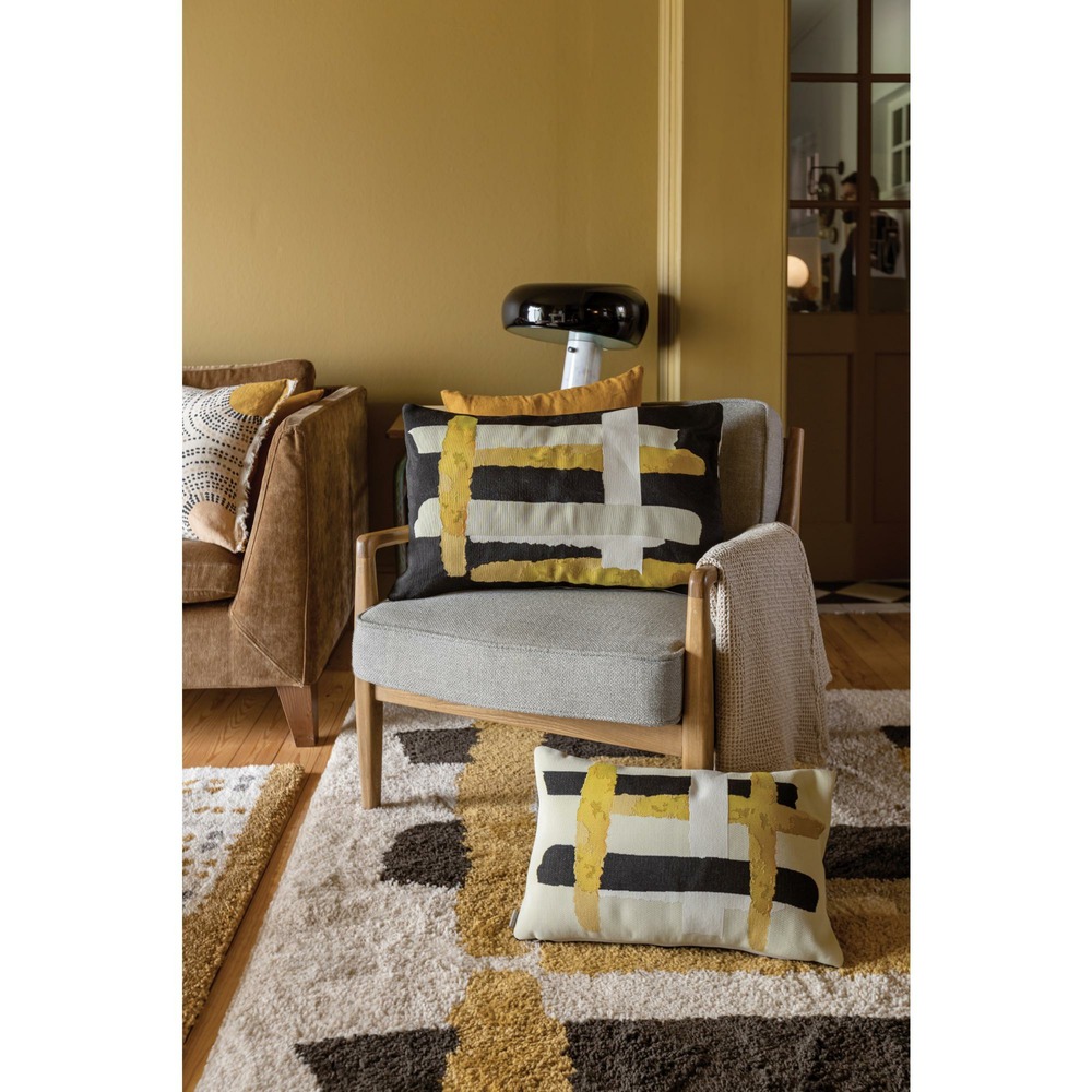 Plaid stonewashed maia sable 140 x 200 cm