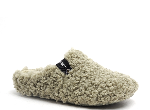 Verbenas chaussons femme york curly kaki