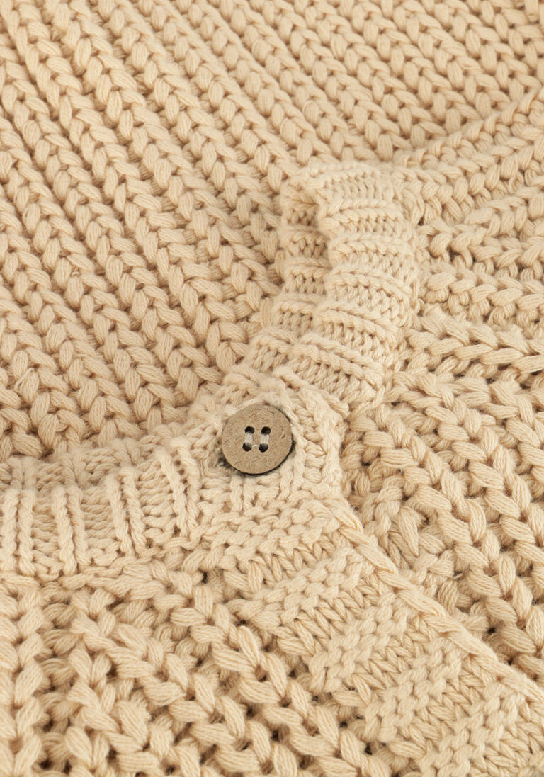 QUINCY MAE beige quincy mae  chunky knit jumpsuit