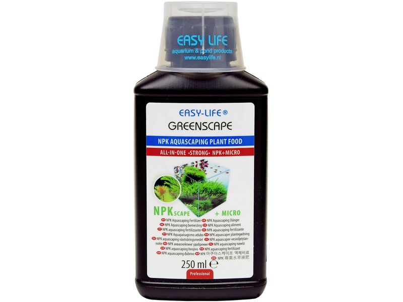 Easy Life Pflanzendünger GreenScape 250 ml Professioneller Aquascaping Dünger mit hohem NPK und Spurenelementen