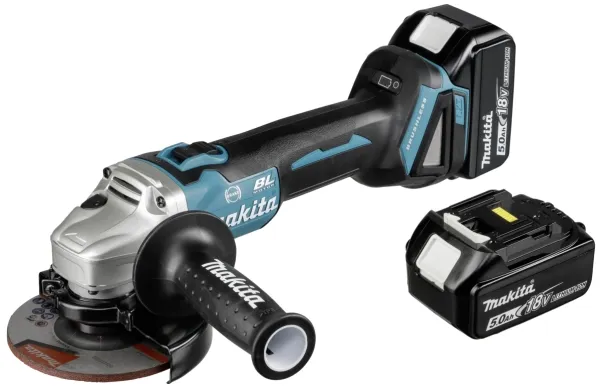 Makita DGA506RTJ - Vinkelkværn - 125 mm - 2 batterier - 18 V