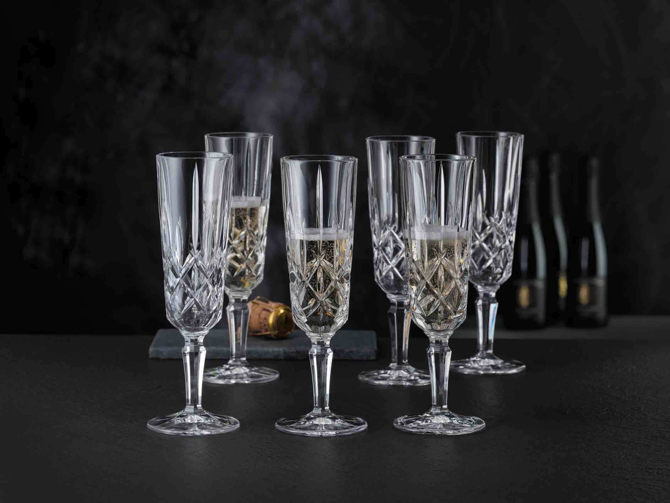 Nachtmann Champagnergläser Noblesse 155 ml 6er Set
