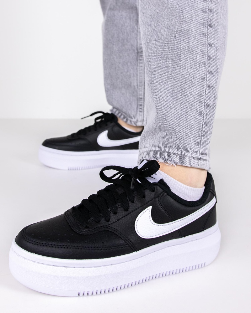 Nike Court Vision Alta Lage sneakers  - zwart