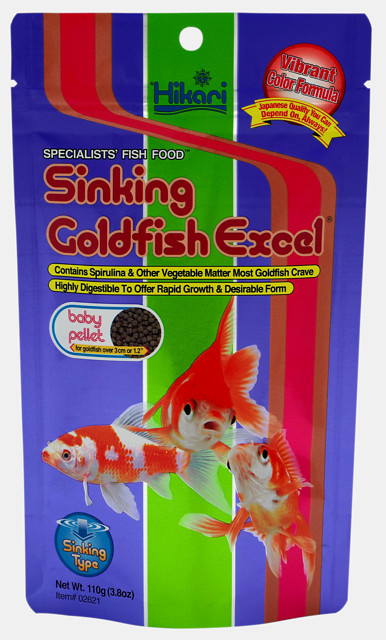 Hikari Goldfish Excel baby 110 gram | Kleurvoer