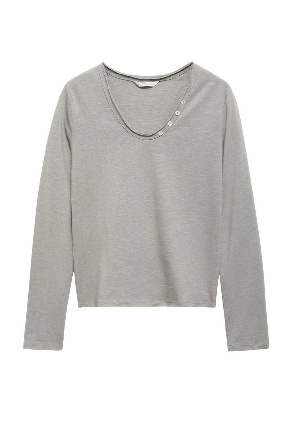MANGO TEEN longsleeve grijs