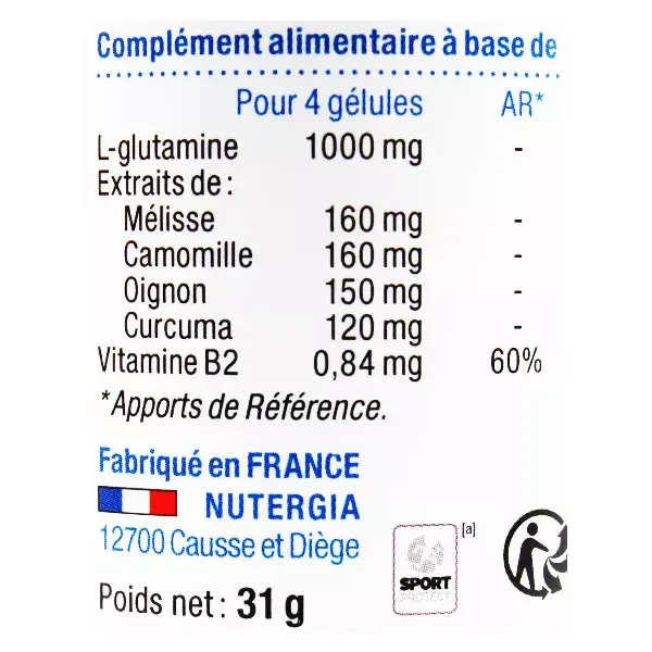 Nutergia Ergyprotect Comfort 60 cápsulas