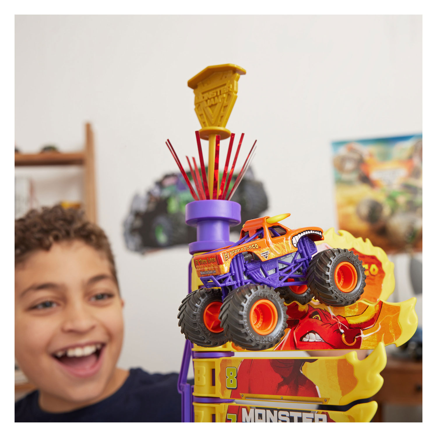 Monster Jam El Toro Loco Big Air Challenge Speelset