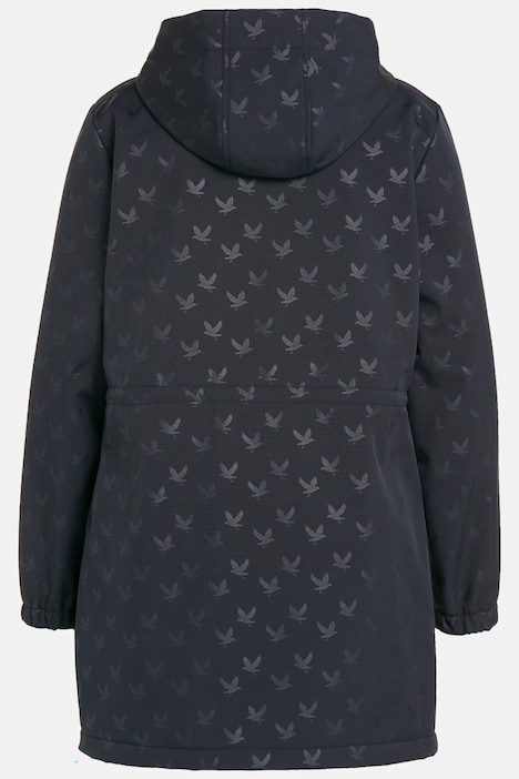 Softshelljacke, Möwen, Fleecefutter, 2-Wege-Zipper