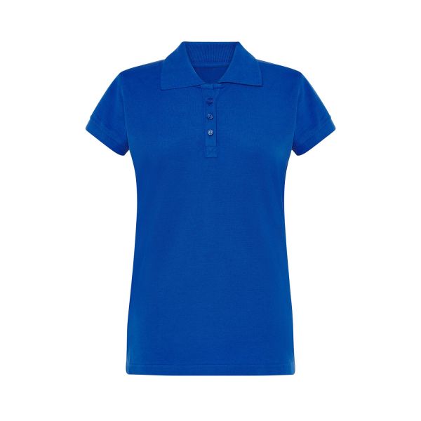 FYL Polo Regular 100% Algodão Mulher Azul Royal XXL - POPOL439