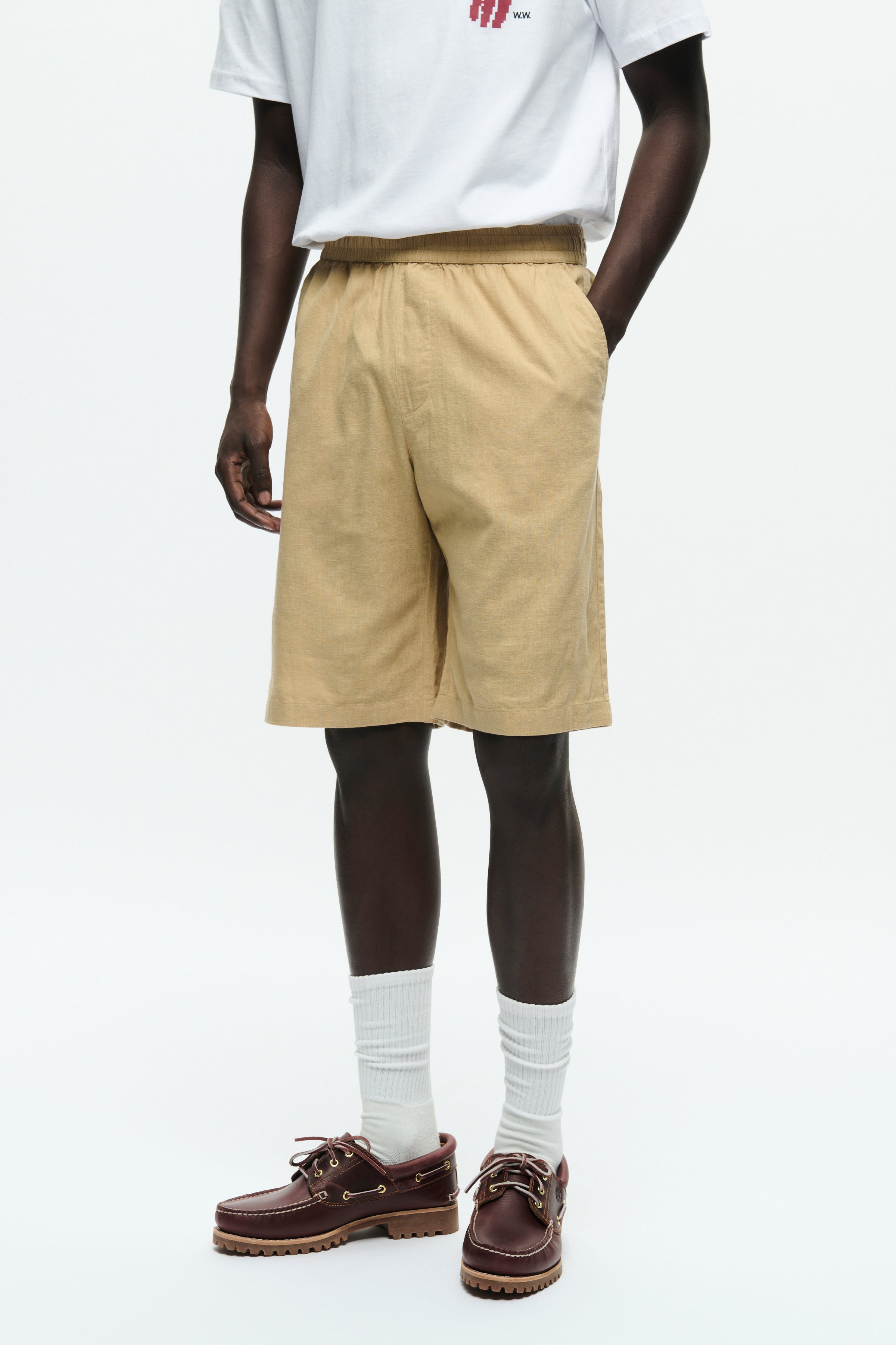 DOUBLE A BY W.W. MEN WWenoch Linnen Shorts