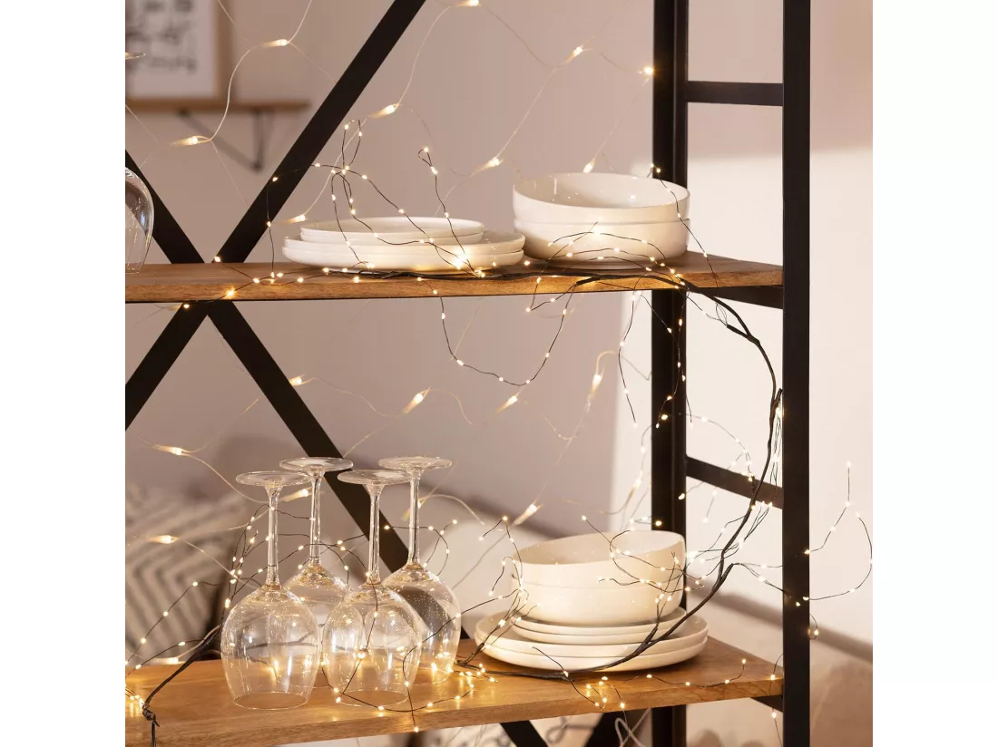 Guirlande Extérieure LED Tawi 1.5m 3000K Blanc chaud