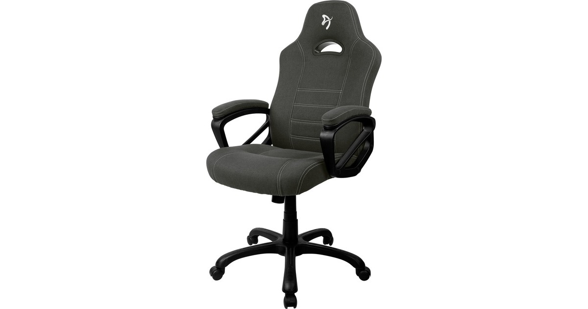ArozziEnzo Woven Fabric gamestoel  (Donkergrijs)