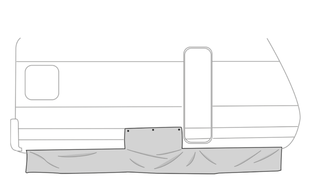 Fiamma Skirting Windblende Caravan