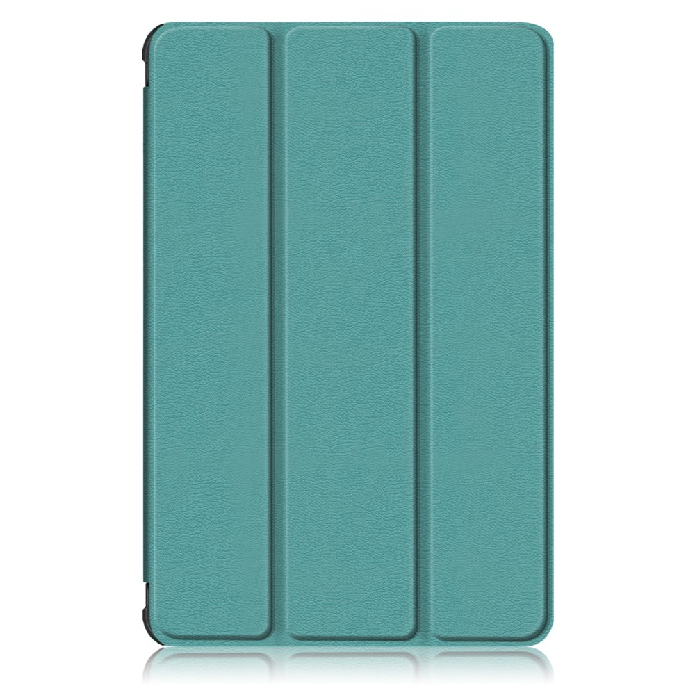 Samsung Galaxy Tab S8  Plus / Tab S7  Plus / Tab S7 FE 5G Leder Tasche Smart Case Hülle   S-Pen Halterung - Grün / Schwarz