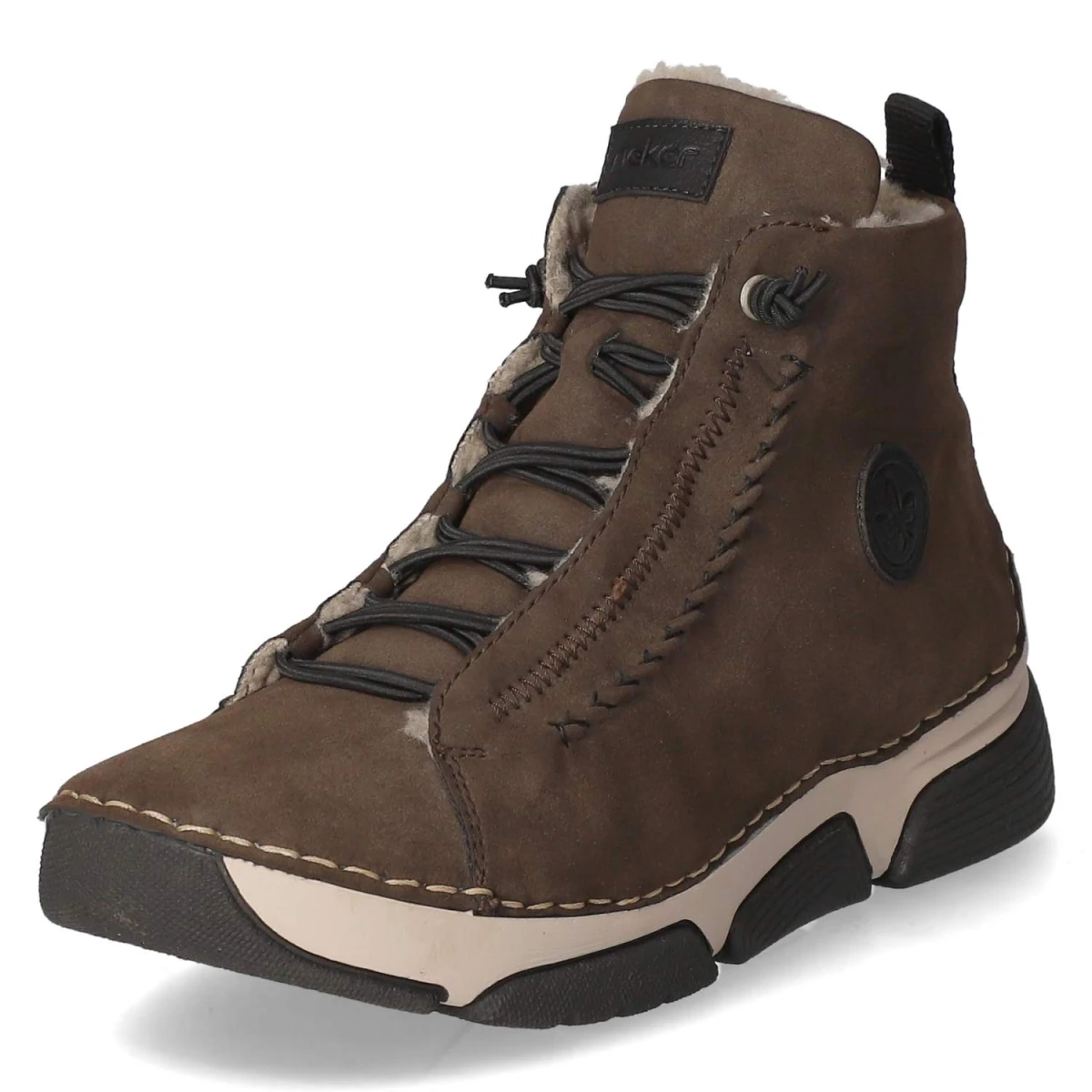 RiekerSchnürstiefeletten - BRAUN