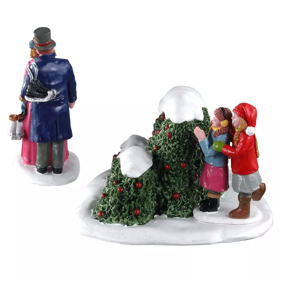 Personnages Lemax Les patineurs amoureux