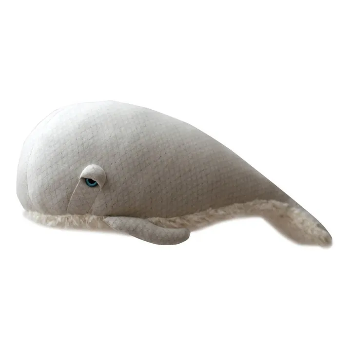 Bigstuffed Peluche géante baleine Albino 82 cm | Blanc