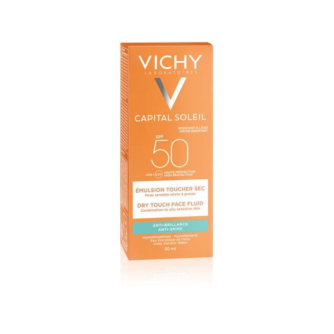 Vichy Capital Soleil Dry Touch Zonnecrème Gezicht SPF50 50 ML