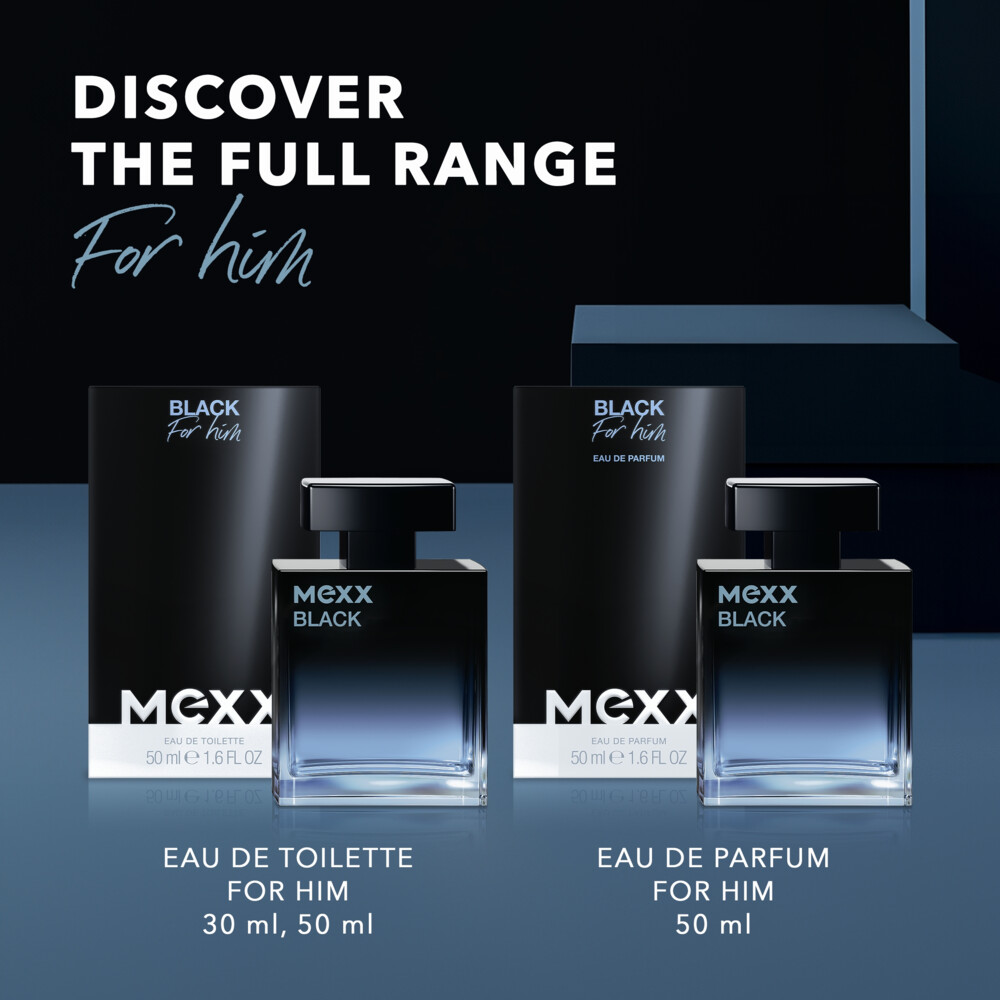 Mexx Black for Men Eau de Parfum Spray50 ml