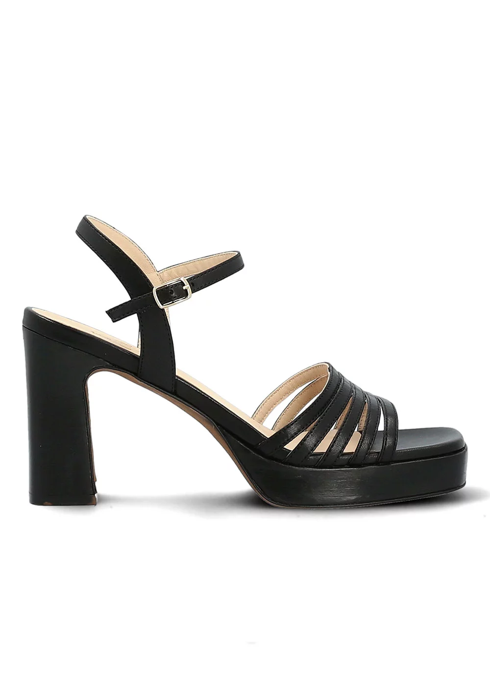 SANDALE THEA CUIR NOIR