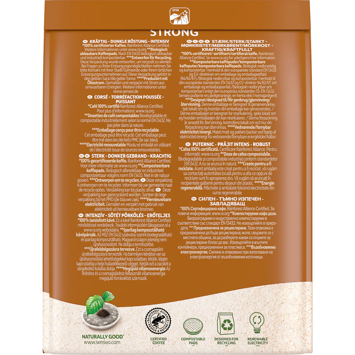 Senseo Strong Standard kaffeputer 4041736